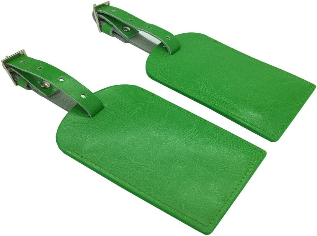 Leather Luggage Tag by | Bag Tags Suitcase Tags Identifiers Travel Tags 2Pc