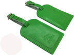Leather Luggage Tag by  | Bag Tags Suitcase Tags Identifiers Travel Tags 2Pc