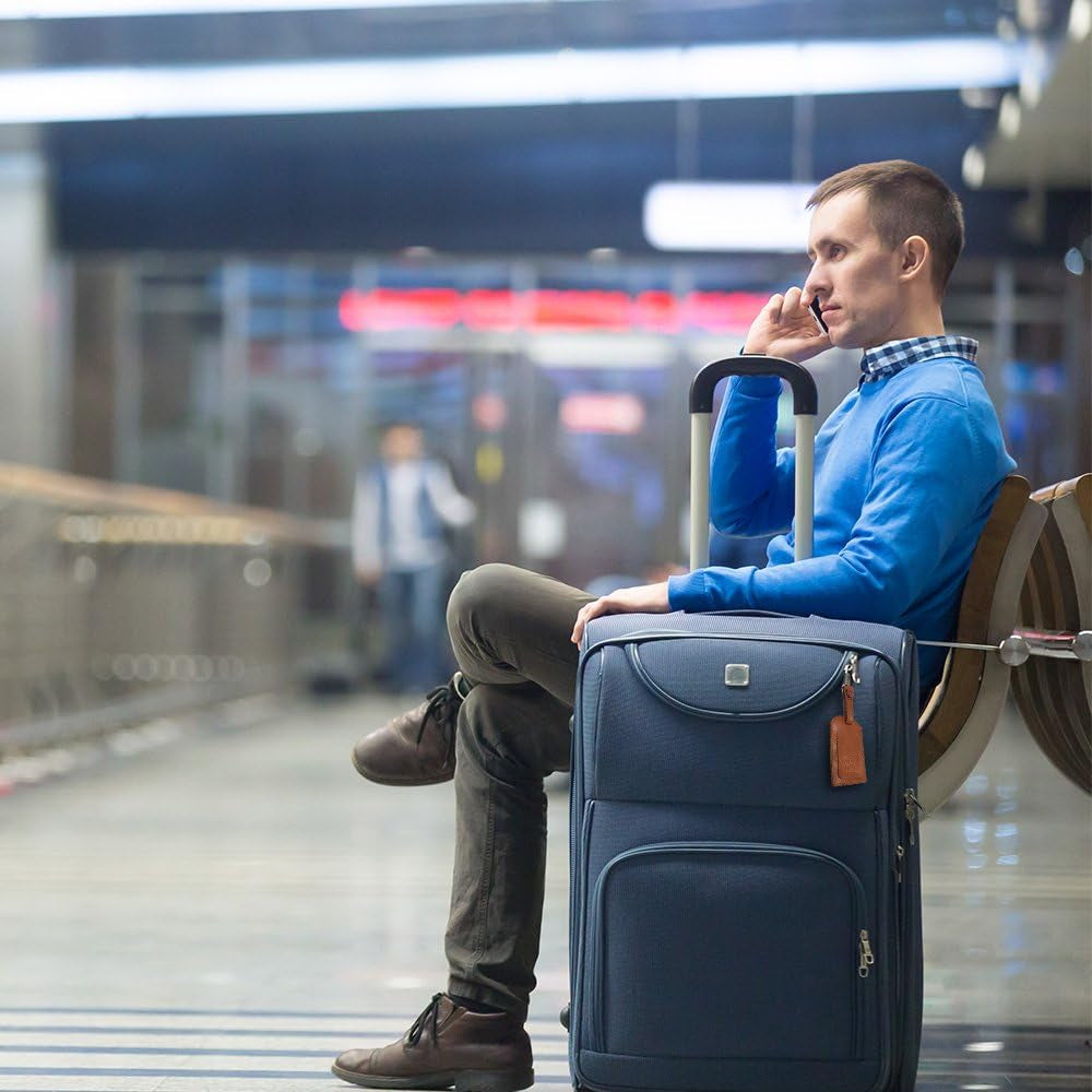 Leather Luggage Tag by  | Bag Tags Suitcase Tags Identifiers Travel Tags 2Pc